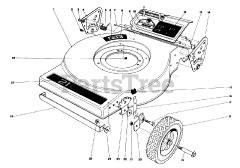 Toro 16880 - Toro Walk-Behind Mower (SN: 002000001 - 002999999) (1982) Mower Housing (model No. 16890)