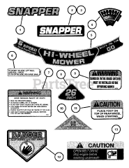 Snapper HWPS 26700BV (84952) - Snapper 26" Walk-Behind Mower, 7hp