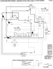 Ferris ISX 3300 (5902066) - Ferris ISX3300 Series 60" Zero-Turn Mower, 31hp Kawasaki Electrical Schematic - Ign. Ground Circuit/Op Pres. - Kawi FX730V, FX801V, FX921V, FX1000V