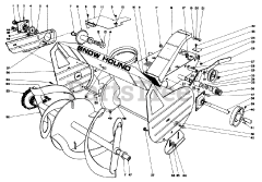 Toro 31302 - Toro Snow Hound Snow Thrower (SN: 002000001 - 002999999) (1972)