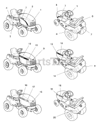 Simplicity 1693111 - Simplicity Legacy 60" Garden Tractor, 20hp