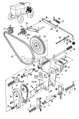 AGCO 312 (1600046) - AGCO Lawn Tractor, 12hp Rear P.T.O Group - 540 R.P.M (1505I19)