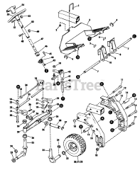 Lawn-Boy 3001 - Lawn-Boy Walk-Behind Mower (SN: 700000001 - 799999999) (1967) Model 9300 Riding Mower Front End Group