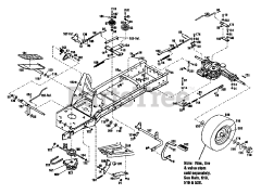 Troy-Bilt 13079 - Troy-Bilt Lawn Tractor, Hydro Drive (SN: 130790100101 & Above)