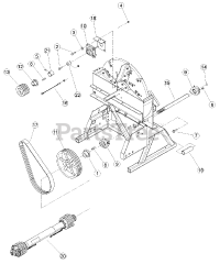 Bear Cat CHF 9540 H - Bear Cat 9" Chipper, 540cc PTO Hydraulic Feed, Fine Chip (SN: H01937 & Above)