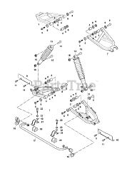 Cub Cadet Challenger 500 Camo (37AW7CLD010) - Cub Cadet 4x4 Utility Vehicle Rear Swing Arm