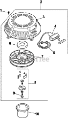 Kohler CV15-41583 - Kohler Command PRO Engine, Basic Version, 15hp, 11.2kW Starting System 7-27-59