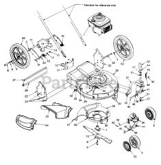 Craftsman 247.370350 (11A-597F799) - Craftsman Walk-Behind Mower (1997) (Sears)