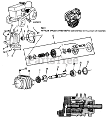 AGCO 314 H (1600051) - AGCO Lawn Tractor, 14hp