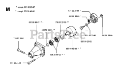 Husqvarna 125 E - Husqvarna Handheld Edger (Original) CLUTCH