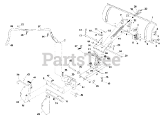 MTD 190-822-000 - MTD 46" Snow Blade Attachment (1999)