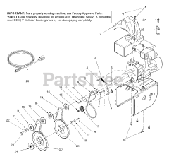 MTD 31AH660G300 - MTD Gold Snow Thrower (2004)