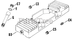 Kohler K161-28289 - Kohler K-Series Engine, Basic Version, 7hp, 5.2kW Oil Pan (Cont.) 020301755