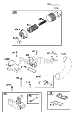 Briggs & Stratton 613477-4246-J1 - Briggs & Stratton Horizontal Engine