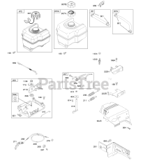Briggs & Stratton 216317-0112-E9 - Briggs & Stratton Horizontal Engine Controls, Fuel Supply, Governor Spring