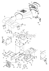 Poulan PO 12538 LT (960120043-00) - Poulan Lawn Tractor (2006)