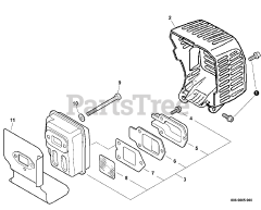 Echo EDR-260 - Echo Reversible Engine Drill (SN: E01705001001 - E01705999999)