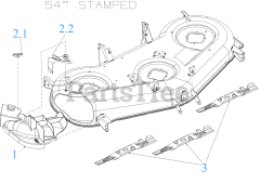 Craftsman CMXGZAMA30049 (19A30049791) - Craftsman 54" Xtreme S Mulch Kit (2021)