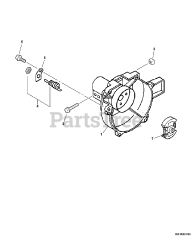 Echo GT-201 R - Echo String Trimmer (SN: 06001001 - 06999999) Clutch, Fan Case, Ignition Switch