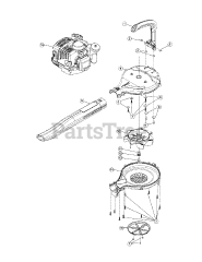 McCulloch MB 290 (41AR290G777) - McCulloch Blower Vacuum