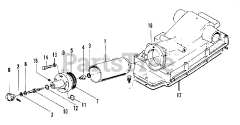 Simplicity 9518 (2097355) - Simplicity Compact Tractor, Diesel Hydraulic Cylinder Group (3486I77)