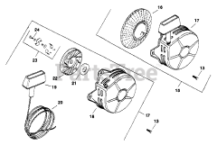 Kohler M8-301501 - Kohler Magnum Engine, Basic Version, 8hp, 6kW Retractable Starter (Cont.) 23-2-527a TP-2201-C