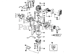 Weed Eater XR 88 - Weed Eater String Trimmer POWER UNIT