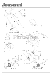 Jonsered LM 2147 CMD (965160102) - Jonsered Walk-Behind Mower (2008-02)