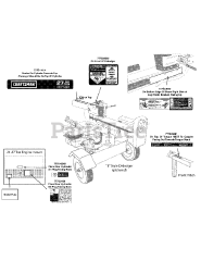 Craftsman 247.776400 (24BF570L099) - Craftsman Log Splitter (2010) (Sears)