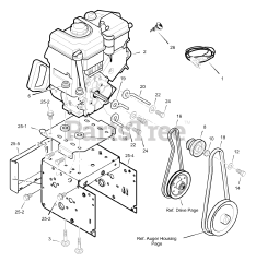 Murray 629909x64B - Murray 29" Snow Thrower (2003) Engine