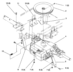 Toro 72042 (264-6) - Toro Yard Tractor (SN: 069000001 - 069999999) (1996) Transaxle-Gear