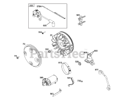 Briggs & Stratton 305447-0642-B5 - Briggs & Stratton Horizontal Engine