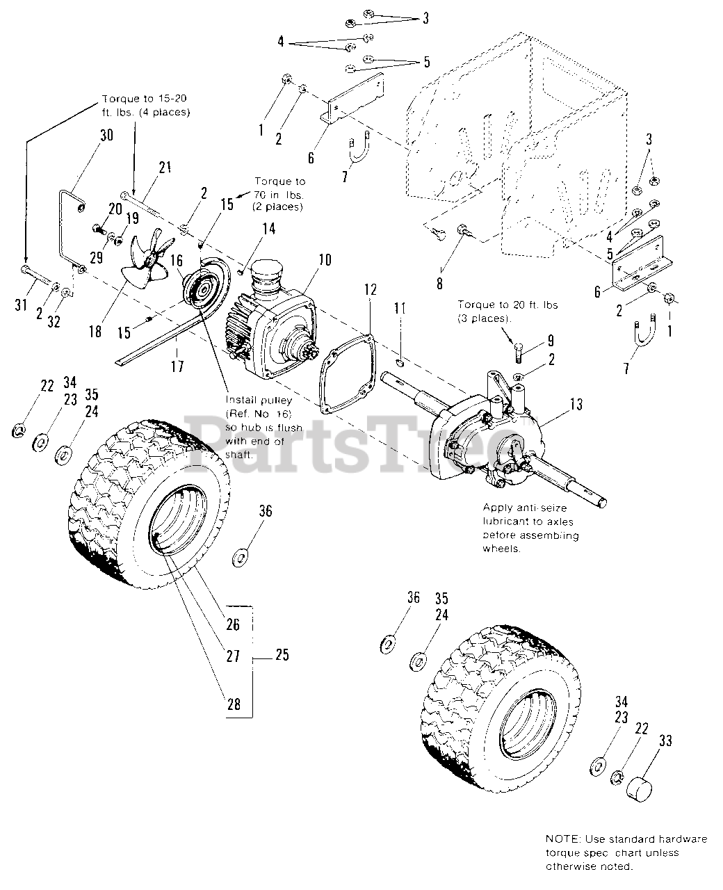 AllisChalmers 611 H (1690763) AllisChalmers Lawn Tractor, 11hp