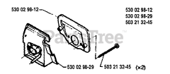 Husqvarna 41 - Husqvarna Chainsaw (1994-05) Muffler (S/N 138 3006)