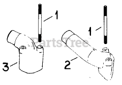 Cub Cadet 1712 (145-782-100) - Cub Cadet Garden Tractor Exhaust System