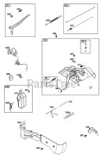 Briggs & Stratton 25T237-0453-H5 - Briggs & Stratton Horizontal Engine Controls Group