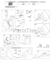 Briggs & Stratton 15B114-0645-E1 - Briggs & Stratton Horizontal Engine