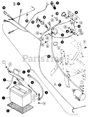 Snapper 1650 A (80524) - Snapper Garden Tractor, 16hp Electrical System