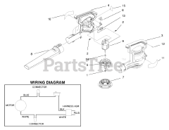Toro 51586 - Toro Power Sweep Blower (SN: 099000001 - 099100000) (1999)