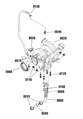 Briggs & Stratton 080016-00 - Briggs & Stratton 125kW Home Standby Generator Engine Service Parts - Turbo Charger