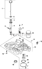 Kohler CV15-41535 - Kohler Command PRO Engine, Made for MTD, 15hp, 11.2kW Oil Pan/Lubrication 3-27-75