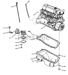 Milbank 076540-01 - Milbank 35kW Liquid Cooled Home Standby Generator Engine Service Parts - Oil Pan (80014155)