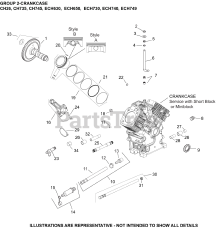 Kohler ECH730-3090 - Kohler Command PRO EFI Engine, Basic Version, 23hp, 17.2kW 02 CrankCase