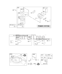 Briggs & Stratton 129H02-0115-E1 - Briggs & Stratton Vertical Engine Carburetor, Fuel Supply