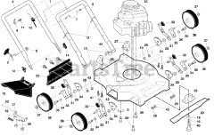 Poulan PO 475N20 S (961120040-00) - Poulan Walk-Behind Mower (2006-12) Product Complete