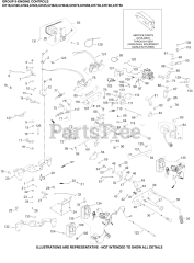 Kohler CH740-3006 - Kohler Command PRO Engine, Basic Version, 25hp, 725cc 09 Engine Controls