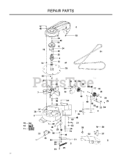 Dixon 966529101 - Dixon Grass Collection System (2009-12) REPAIR PARTS