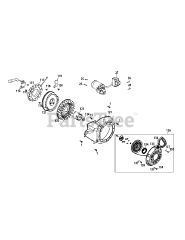 MTD 490-WUA - MTD Engine 490-WUA Starter &amp; Blower Housing