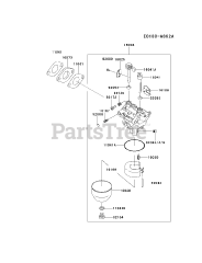Kawasaki FJ180V-AM01 - Kawasaki Engine CARBURETOR