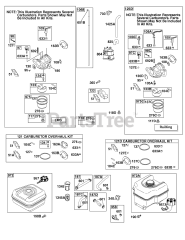 Briggs & Stratton 12S137-0118-F8 - Briggs & Stratton Horizontal Engine Carburetor, Fuel Supply